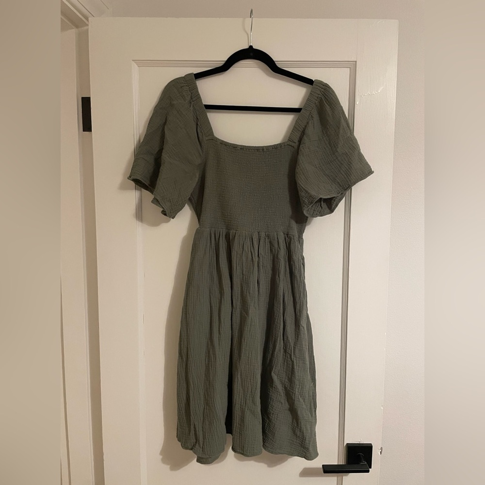 Madewell Olive Green Women's Dress